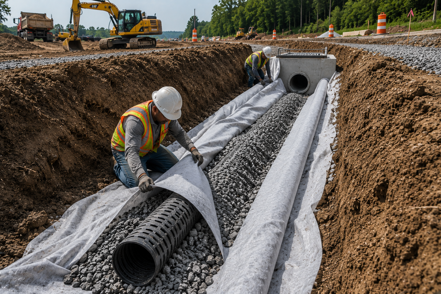 Drainage and water management systems