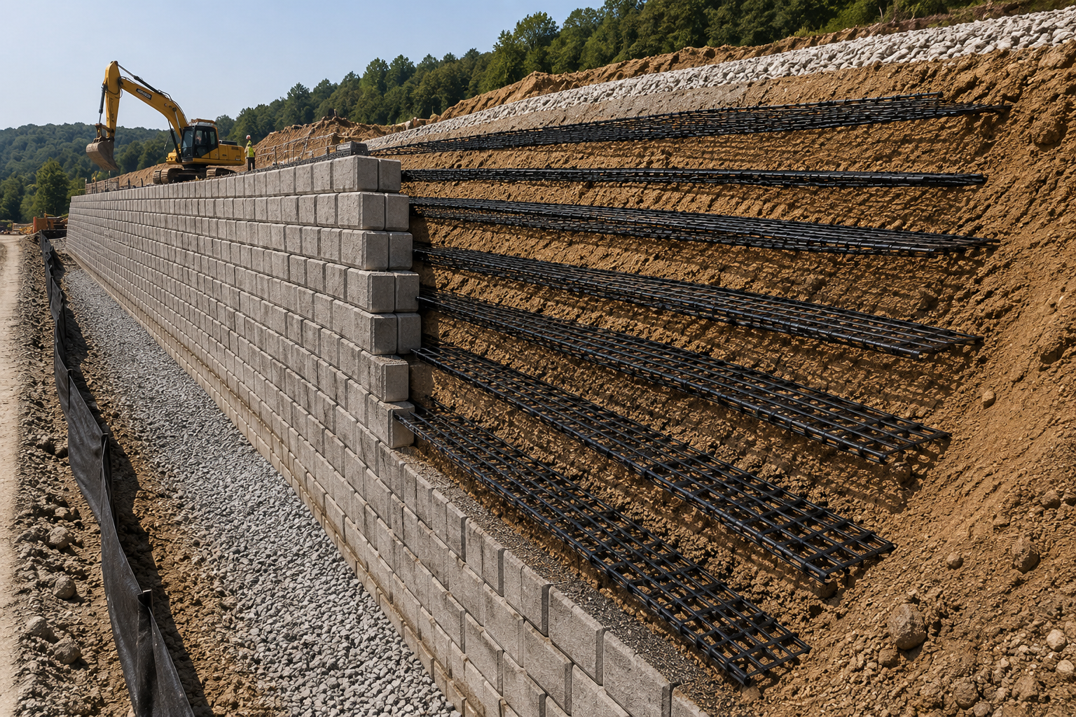Slope and reinforced soil systems